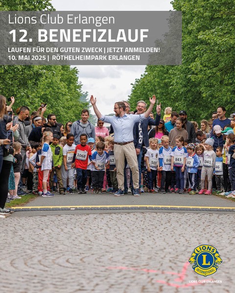 Der 12. Erlanger Benefizlauf steht in den Startlöchern