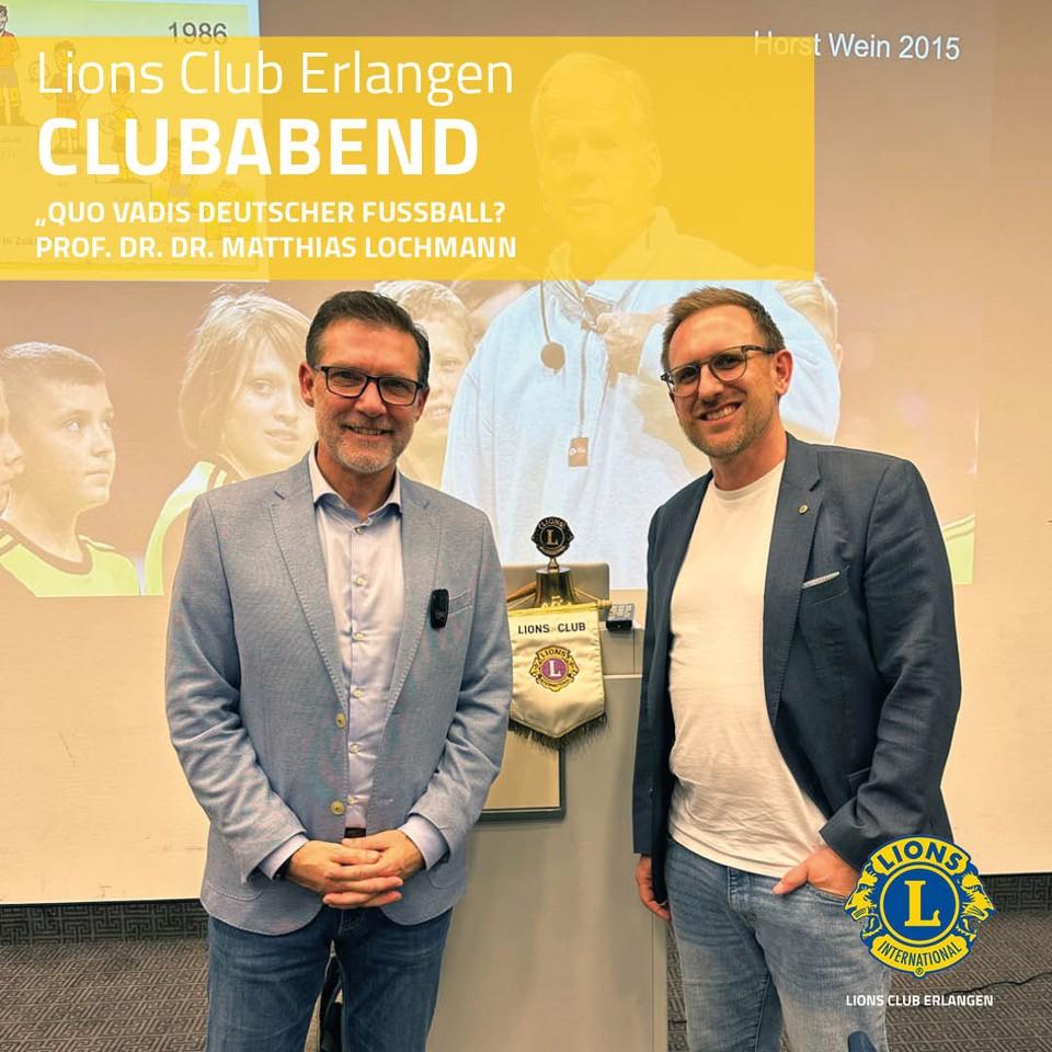 Lions Clubabend - Quo vadis deutscher Fußball?